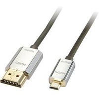 LINDY HDMI Anschlusskabel HDMI-Micro-D Stecker, HDMI-A Stecker 4.50m Schwarz