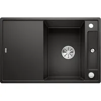 Blanco Axia III 45 S rechts Einbau Granit schwarz