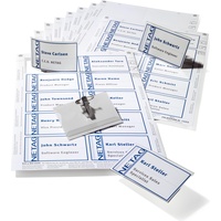 Durable Namensschilder mit Kombiklemme 9,0 x 5,4 cm