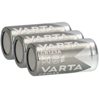 Varta 3x Varta Photobatterie CR123A Lithium 3V 1480mAh 1er