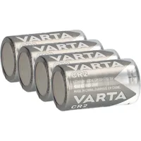 Varta 4x Varta Photobatterie CR2 Lithium 3V 920mAh 1er