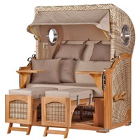 Mr. Deko Strandkorb - bene living - Ammersee Teak