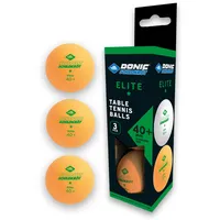 Donic Schildkröt Donic-Schildkröt Tischtennisball 1-Stern Elite, 3 Stk. im