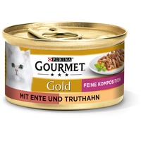 Purina Gourmet Gold Feine Komposition Ente & Truthahn 12