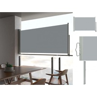 VidaXL Ausziehbare Seitenmarkise 60 x 300 cm grau