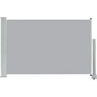 VidaXL Ausziehbare Seitenmarkise 60 x 300 cm grau