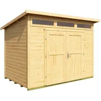 Weka Gartenhaus 264 2,95 x 2,39 m natur