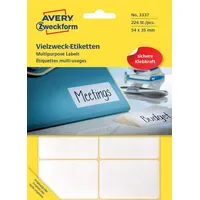 Avery Zweckform Multi-Purpose Labels 3337 224 Stück
