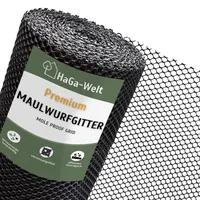 Haga Maulwurfgitter 1m x 50m Maulwurfsperre Maulwurfschutz für Rasen