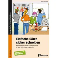 Persen Verlag i.d. AAP Einfache Sätze sicher schreiben