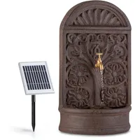 Blumfeldt Blumquell Solarbrunnen LED 5 m, Kabel: Kunststein Solarpanel,
