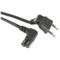 Goobay Netzkabel Eurostecker > IEC60320-C7 1 m Schwarz