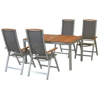 Merxx Siena Set 5-tlg. Tisch 150 x 90 cm