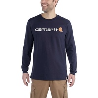 CARHARTT Herren Long-Sleeve Workwear Signature Graphic Core Logo T-Shirt,