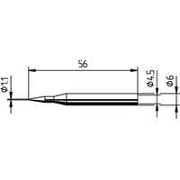 Ersa Lötspitze Serie 162 bleistiftspitz B.1,1mm 0162 BD/SB