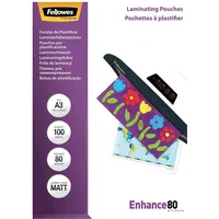 Fellowes Laminating Pouches Enhance 80 mic (5452001)