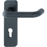 HOPPE FS-Garnitur Paris FS-K138/202K Ku.F9005M D/D f.TS 40-66mm PZ