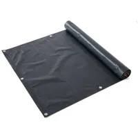 Casa pura PVC Balkonsichtschutz 90 x 600 cm grau