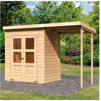 Karibu Gartenhaus KARIBU Baggersee 1", BxT: 329x142 cm Set