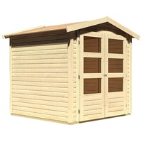 Karibu Konifera Carlberg 2", BxT: 213x197 cm Set naturbelassen
