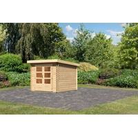 Karibu Gartenhaus Schloßsee 4, BxT: 255x333 cm, terragrau oder