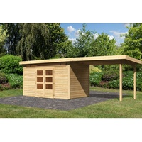 Karibu Gartenhaus Kandern 9 mit 300 cm Schleppdach –