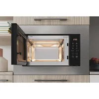 Indesit MWI120GX Mikrowelle Versenkt Grill 800 W Inox