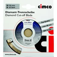 CIMCO Diamanttrennscheibe D=115mm 208700