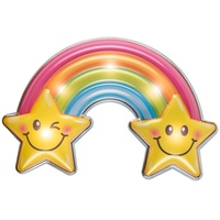 IDENA Nachtlicht, Wandsticker Lampe Regenbogen, 22x13cm, LED