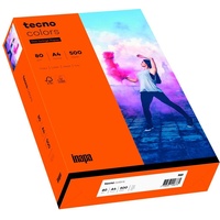 Inapa tecno colors A4 80 g/m2 500 Blatt intensivorange