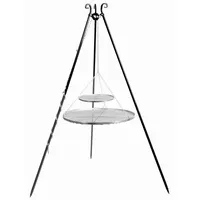 Cook King Schwenkgrill 180 cm - Doppelrost aus Rohstahl