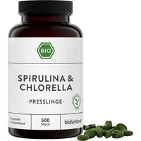 BioKontor Spirulina + Chlorella Kapseln 500 St.