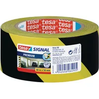 Tesa Warnklebeband Signal PREMIUM schwarz/gelb 50,0 mm x 66,0