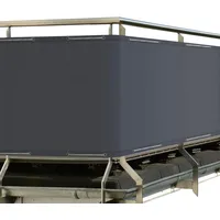 Sol Royal Balkonverkleidung 500 x 90 cm grau Polyester