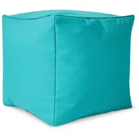 Green Bean Sitzsack-Hocker Hellblau, Füllung: - Fußhocker Sitz-Pouf für