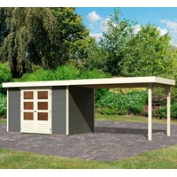 Karibu Arnis 4 5,92 x 2,38 m terragrau inkl.