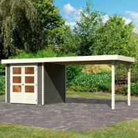 Karibu Arnis 2 5,05 x 2,38 m terragrau inkl.