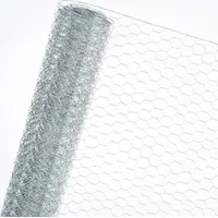 Haga Hühnerzaun 1m x 25m Drahtzaun verzinkt Geflügelnetz Kaninchenzaun