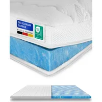 AM Qualitätsmatratzen Premium Gelschaum-Topper 160 x 200 cm