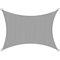 Sol Royal Sonnensegel rechteckig Grau, 300x200 cm - Sichtschutz,