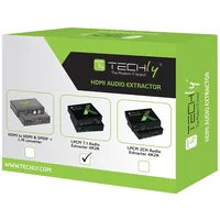 TECHLY IDATA HDMI-EA74K Audio-Konverter Schwarz