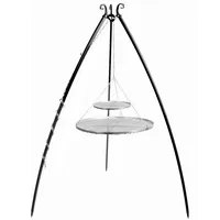 Cook King Schwenkgrill 200 cm - Doppelrost aus Rohstahl