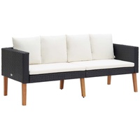 VidaXL Loungesofa schwarz 310216