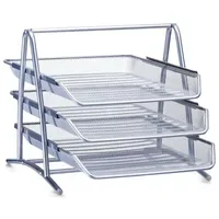 Zeller Dokumentenablage Mesh 35,5 x 29,5 cm Metall Silber