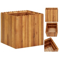 VidaXL Garten-Hochbeet 50 x 50 x 50 cm Massivholz