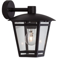 Brilliant Riley Außenwandleuchte LED E27 40W, schwarz
