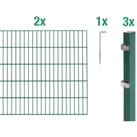 GAH Alberts Alberts Doppelstabmatten-Grundset 4 m 200 x 140