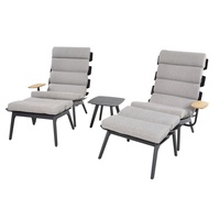 Lesli Living Gartenlounge-Set Lesli Living Duo-Set "Ventus Negro"