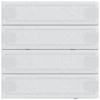 Gira KNX Tastsensor 4 Komfort 4f TS4 ws 5004003