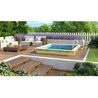 Karibu Rechteck Pool 1 Grundkörper 353 x 320 cm